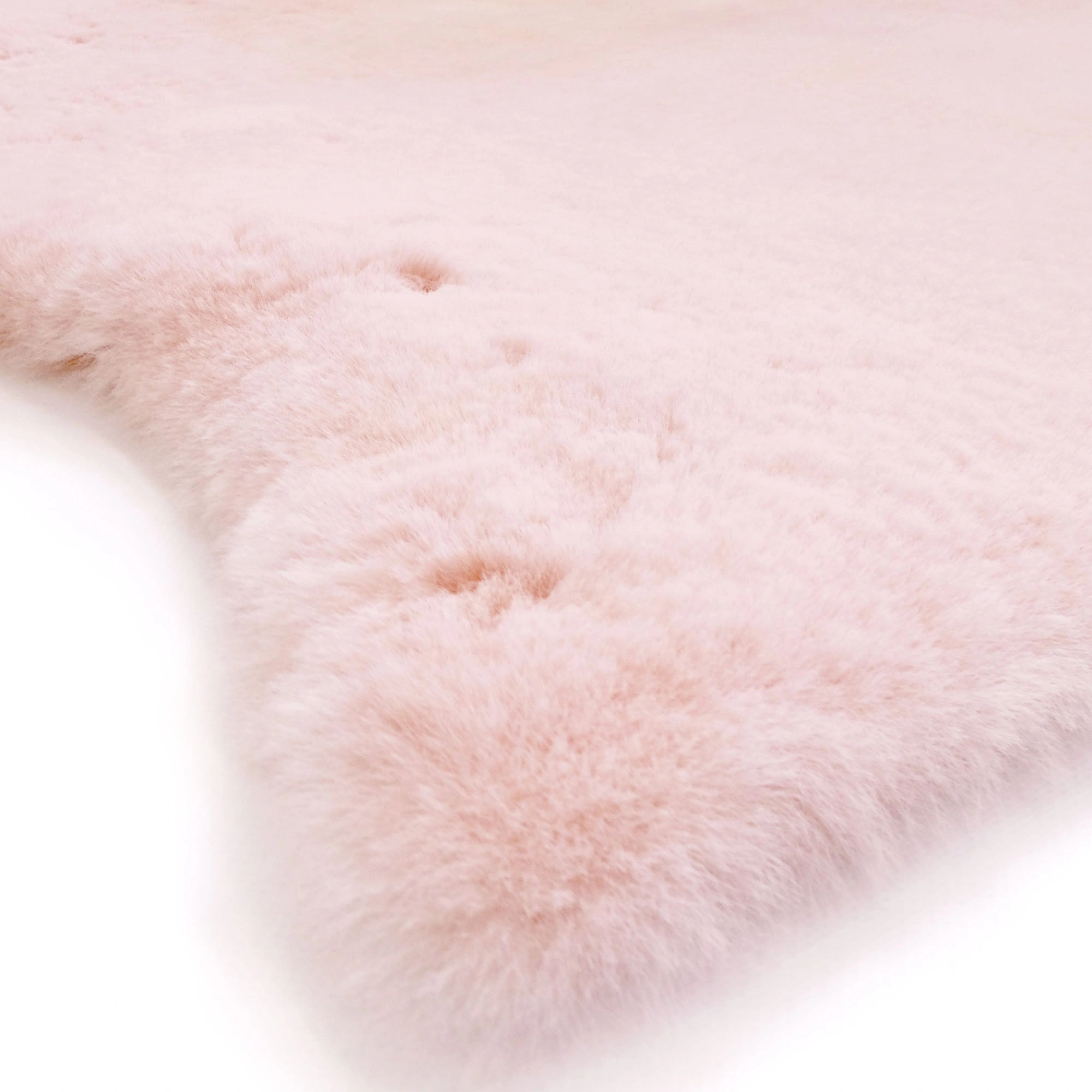 Pink Cloud of Comfort: Australian Merino Lambskin Rug for Baby